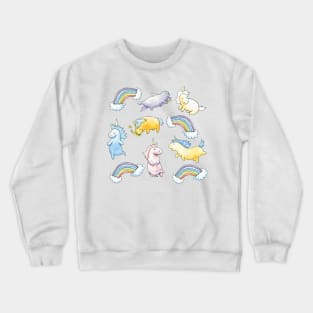 Rainbows and Unicorns Crewneck Sweatshirt